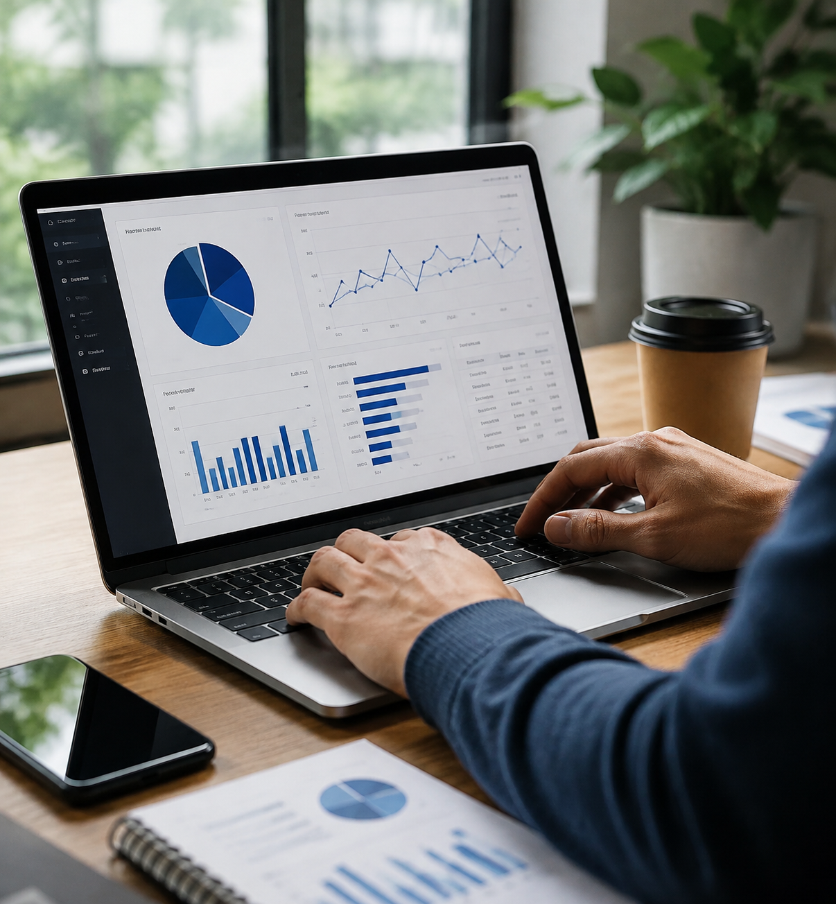 SEO analytics dashboard